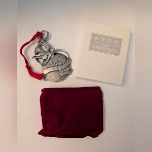 Vintage Avon 2000 Peaceful Millennium Pewter Ornament